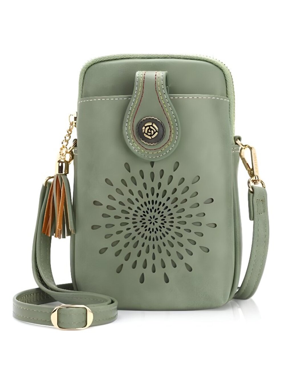 Small Crossbody Bags for Women, Lightweight Vegan Leather Cell Phone Purse